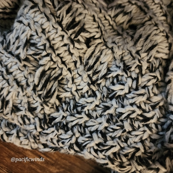 Grace Elements Womens Cardigan Chunky Sweater Gray Long Sleeve SMALL - Picture 3 of 6